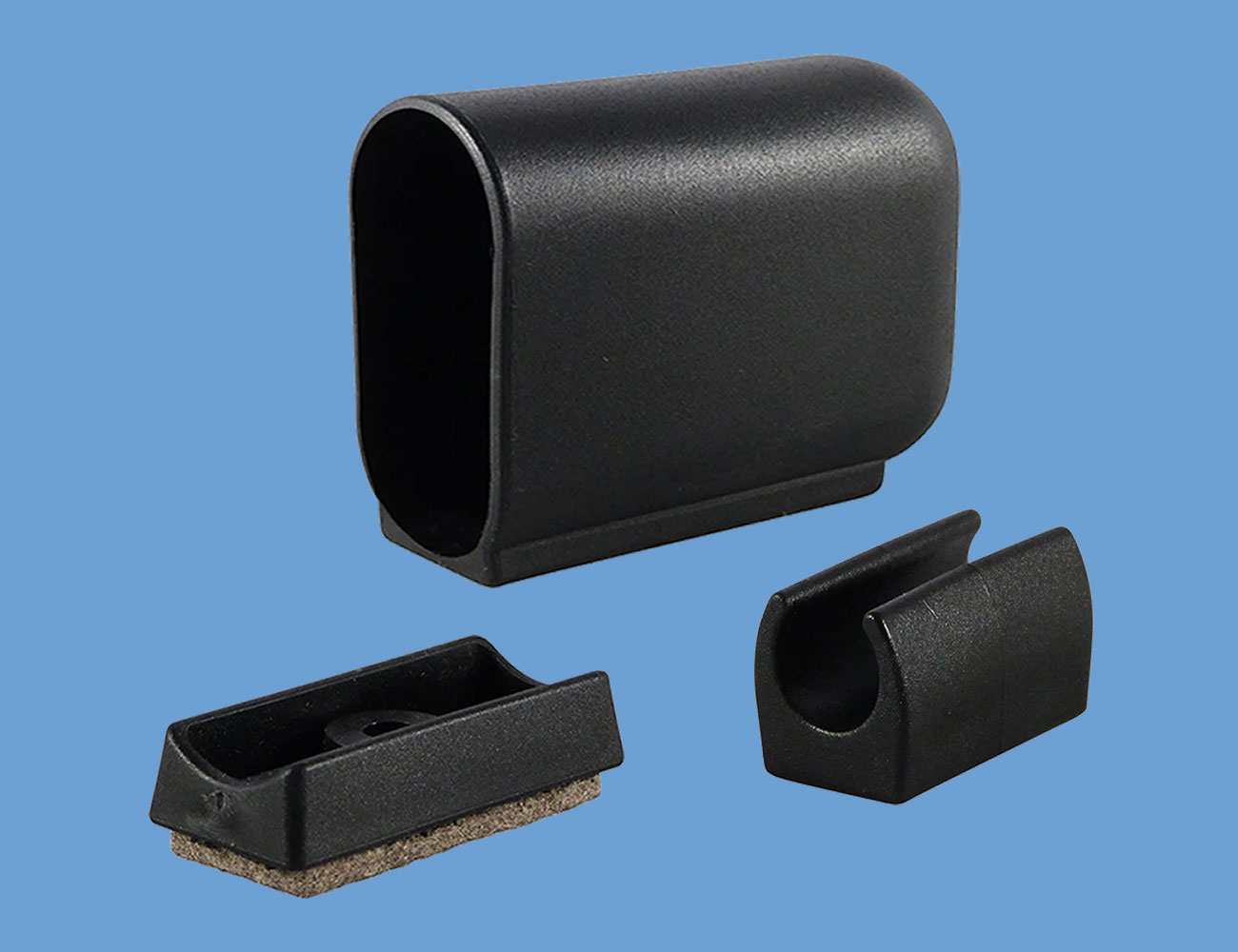 Patins pour meubles à tubes