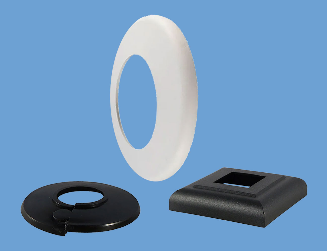 Rosaces de finition de couverture