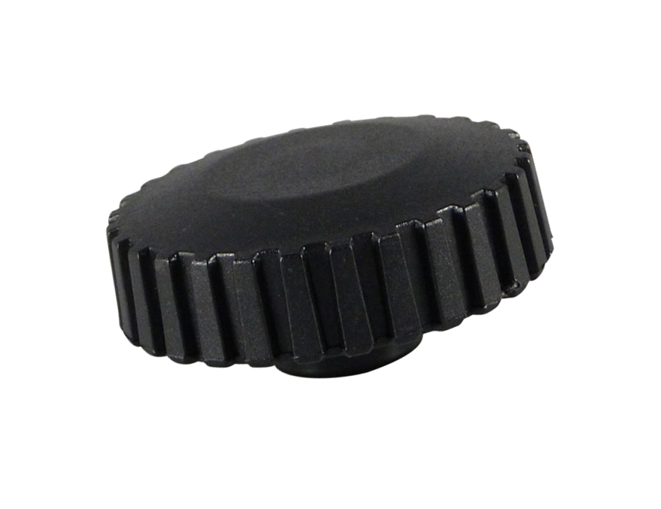 Bouton moleté en PA avec filetage femelle