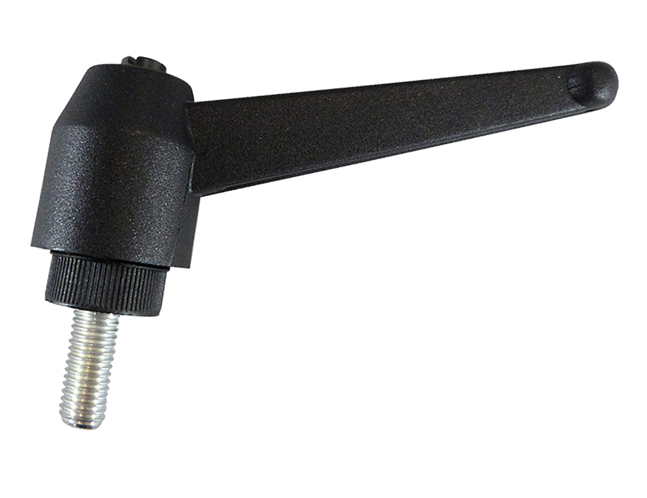 Poignée de serrage réglable en PA avec filetage mâle