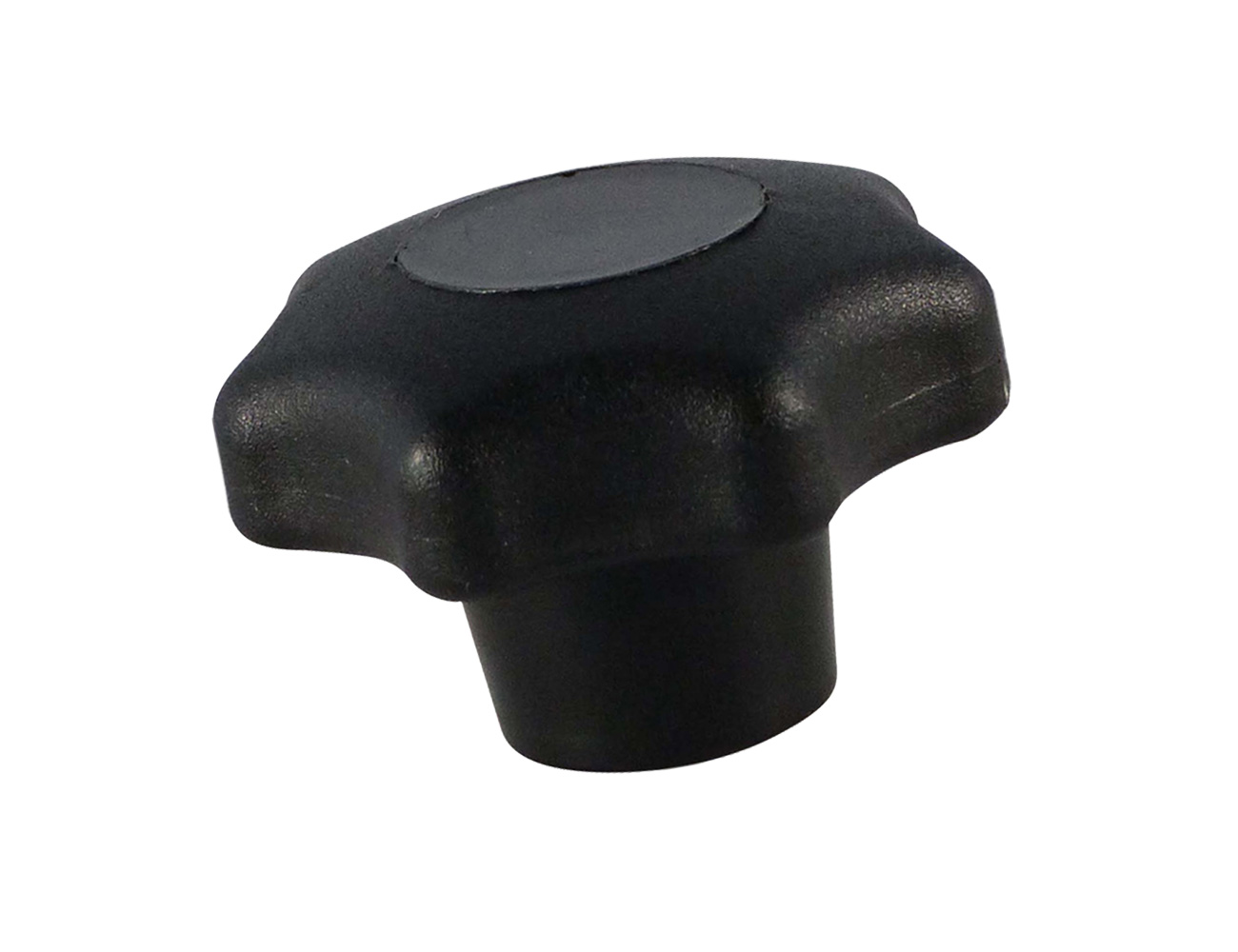 Bouton étoile en PP DIN 6336 avec filetage femelle