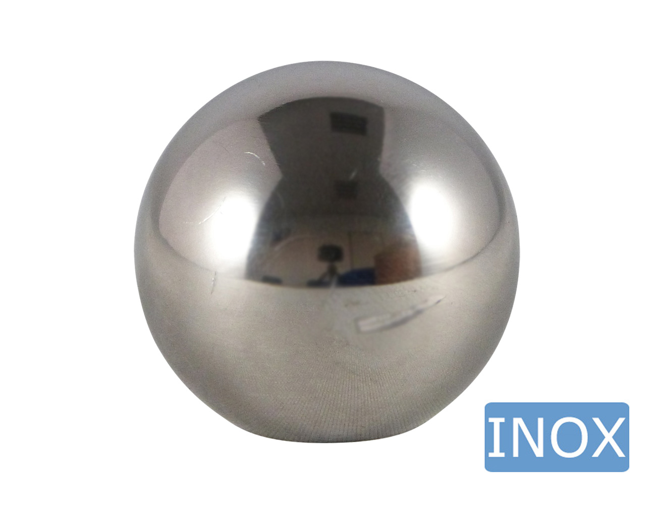 Bouton boule en inox DIN 319 avec filetage femelle