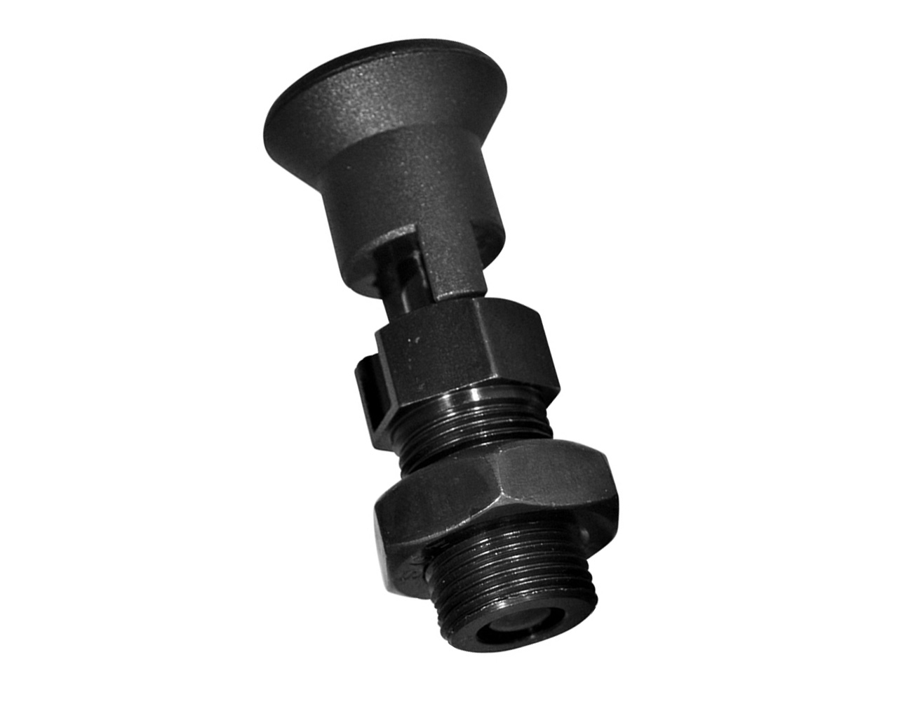 Boulon de blocage à collerette hexagonale - acier - avec verrouillage