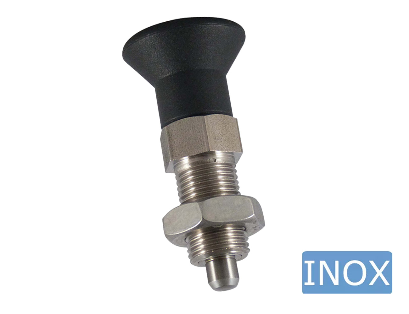 Boulon de blocage à collerette hexagonale - inox