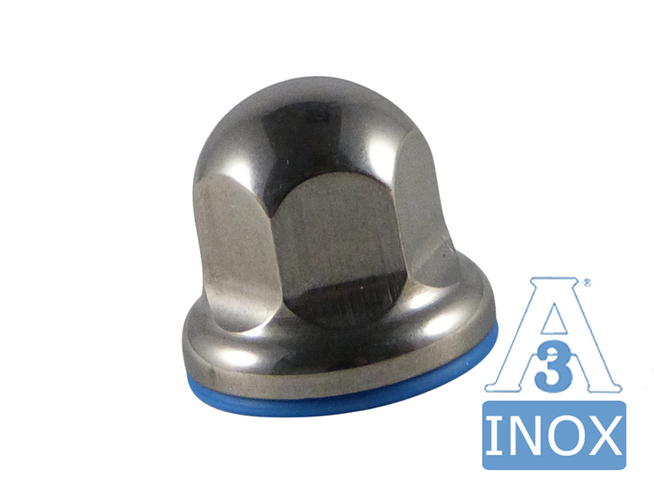 Écrou borgne inox - standard hygiénique 3-A