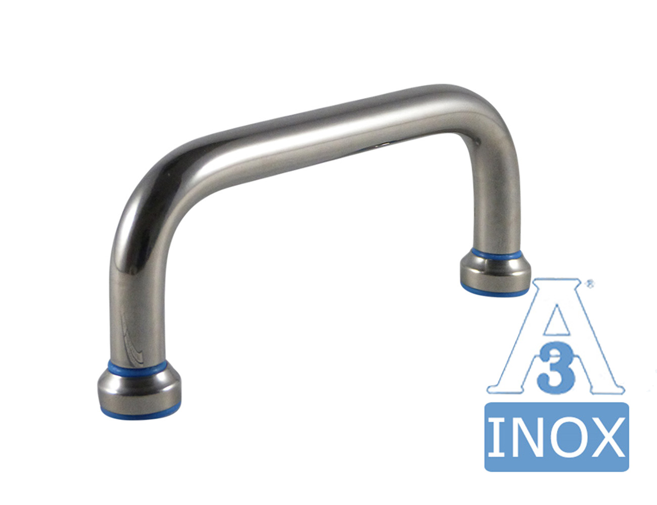 Poignée étrier inox - standard hygiénique 3-A