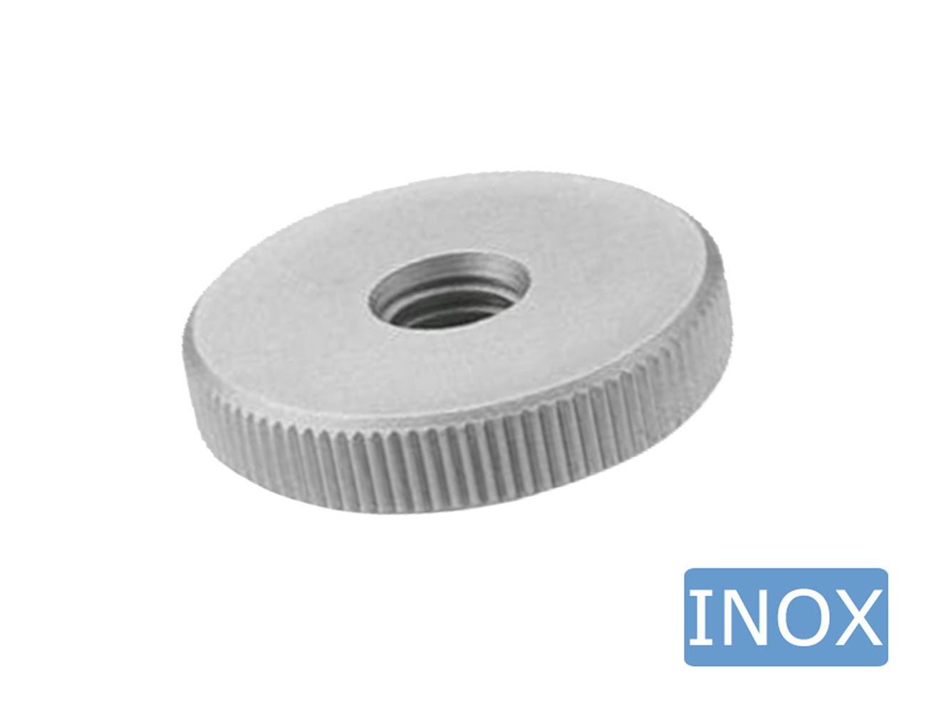 Écrou moleté bas - inox