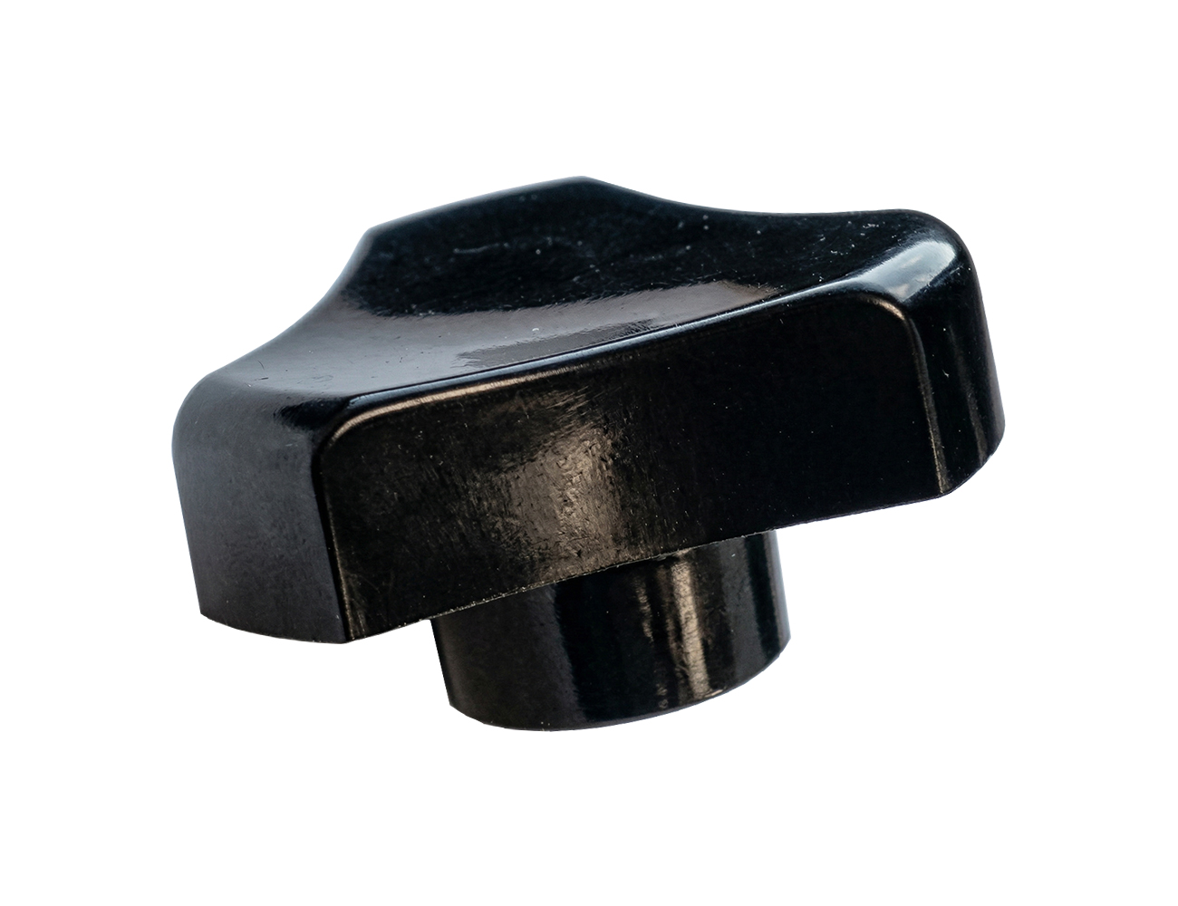 Bouton étoile triangulaires - PF bakélite - filetage femelle