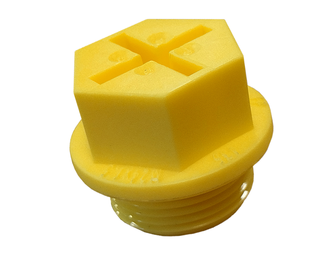 Bouchons filetés avec lèvre d'étanchéité PA - étanches à la pression - BSP/Gas 1/8"x28