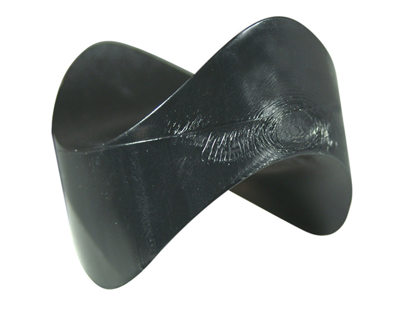 Rondelles de selle plastique double face croisée