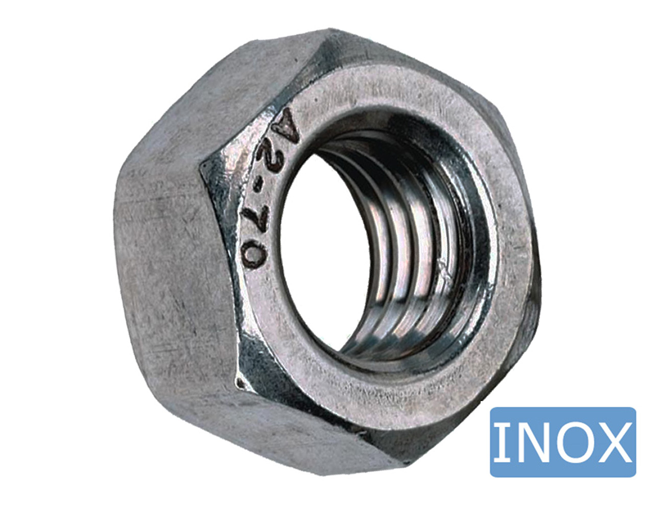 Écrou hexagonal en inox A2 DIN 934