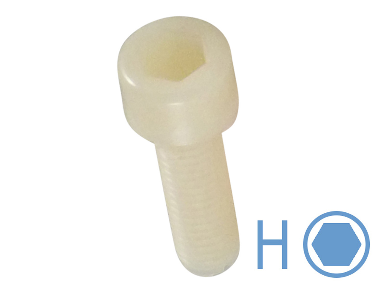 Vis à tête cylindrique six pans creux plastique - DIN 912