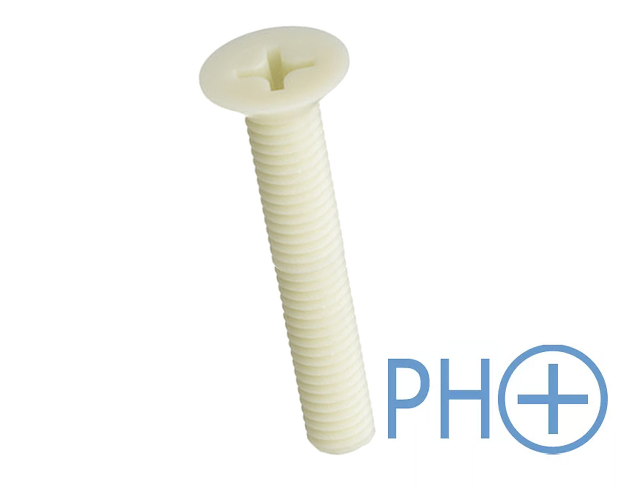 Vis fraisée Phillips - DIN 965 - plastique