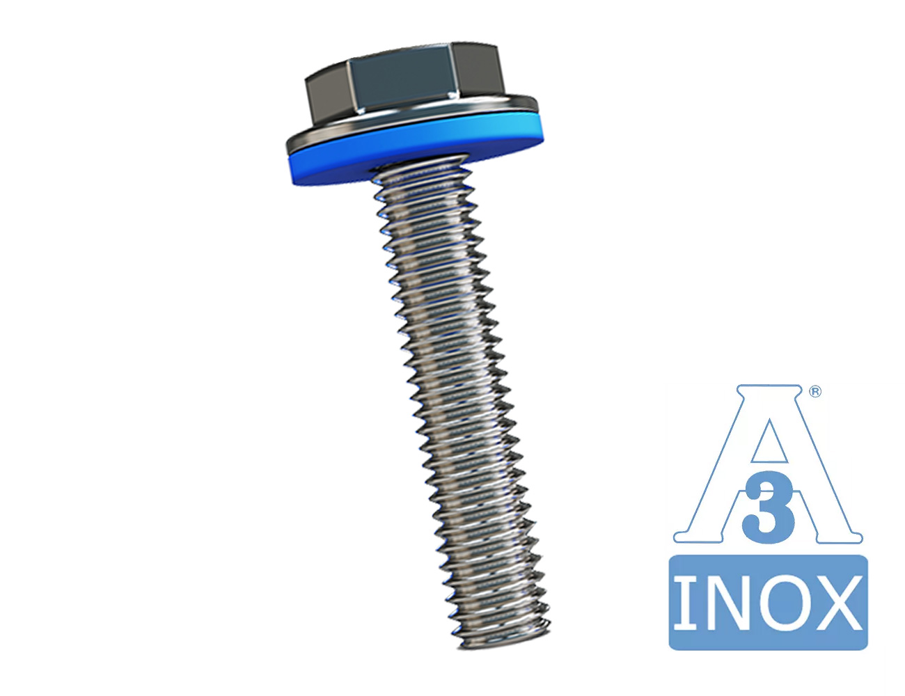 Boulon à bride hexagonale Inox - Hygiène 3A
