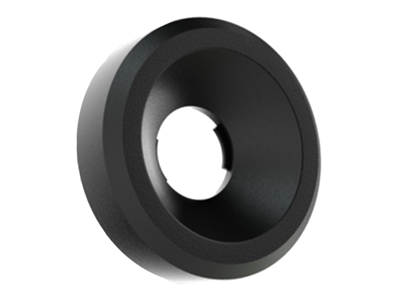 Rondelle de finition cylindrique anti-verlies 90° fraisé PA - Ø8.4x2.2mm - M3 - Blanc