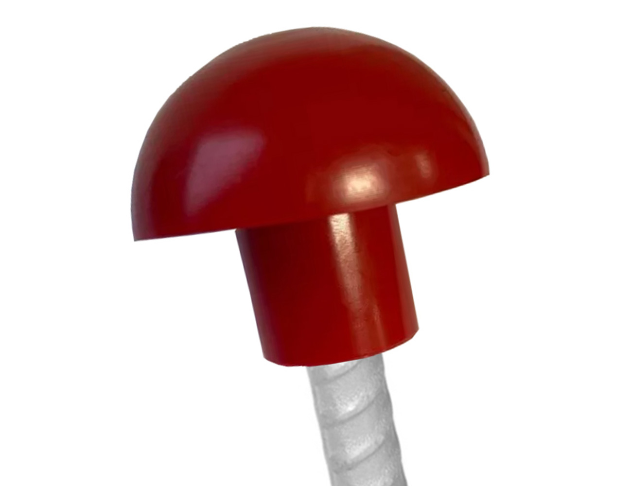 Protection champignon pour fers à béton