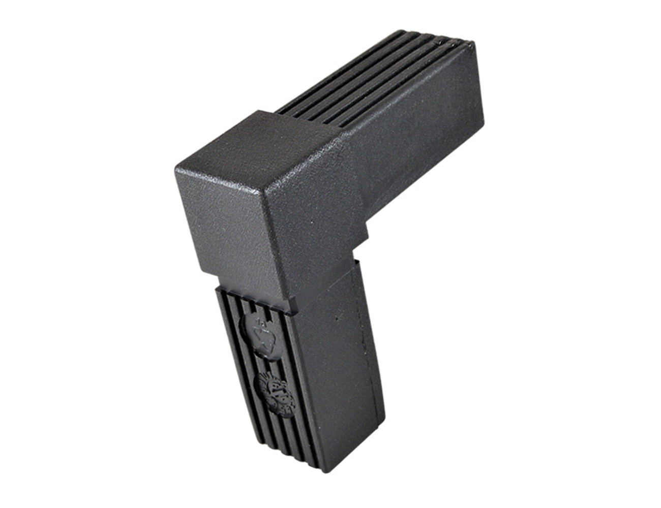 Raccords de tube carrés en PA deux parties 2D2 angle