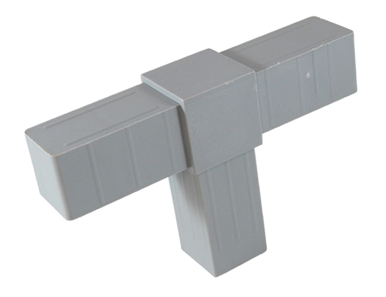 Raccords de tube carrés monobloc en PA 2D3 en T