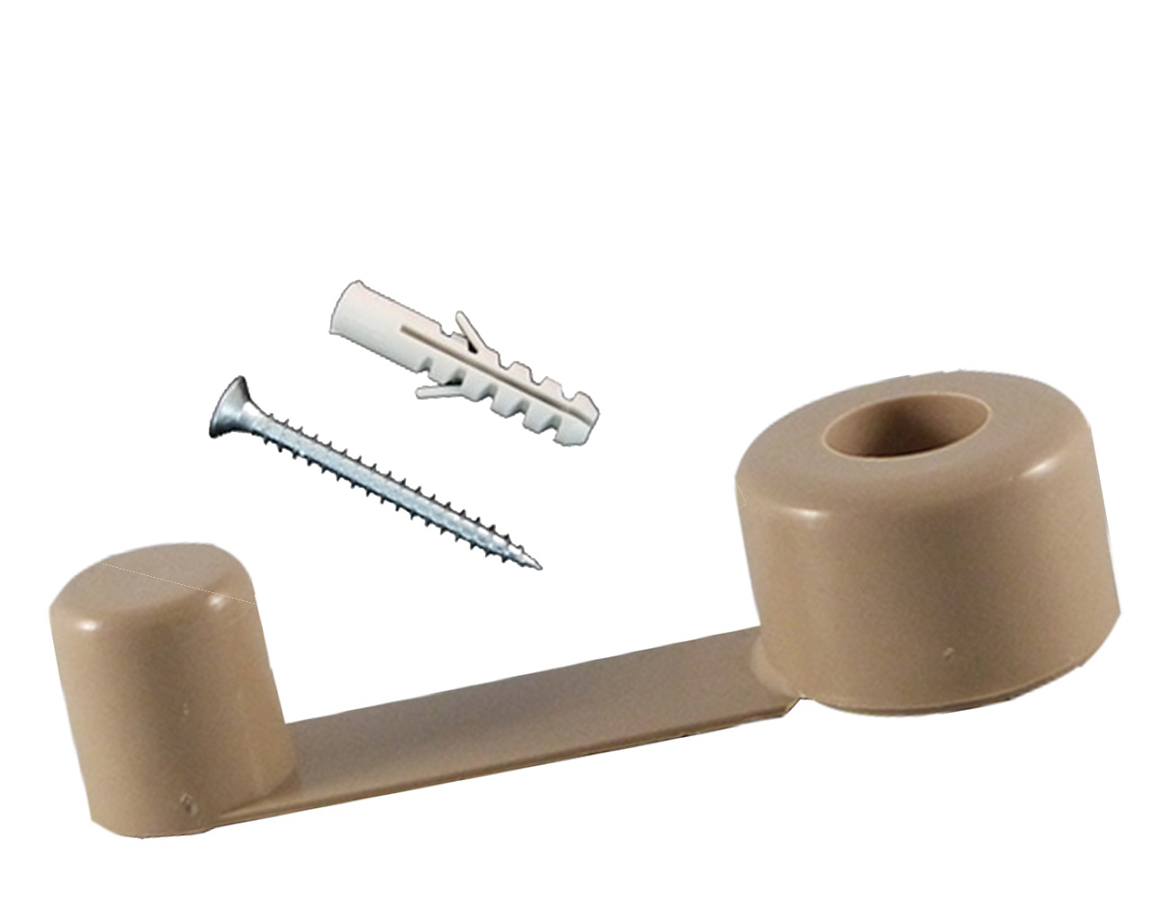 Butée de porte avec arrêt