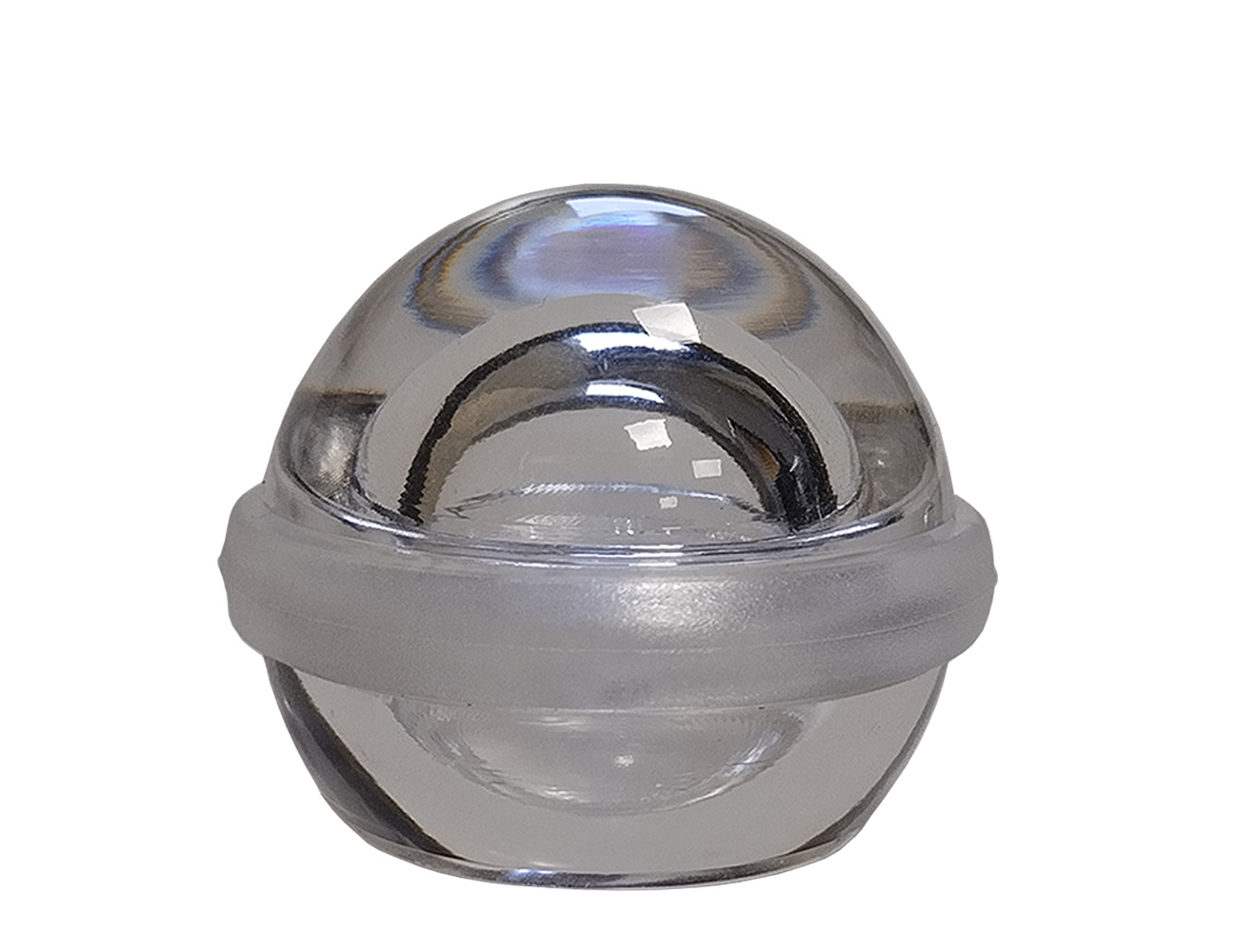 Butées de porte autocollantes - boule - transparentes