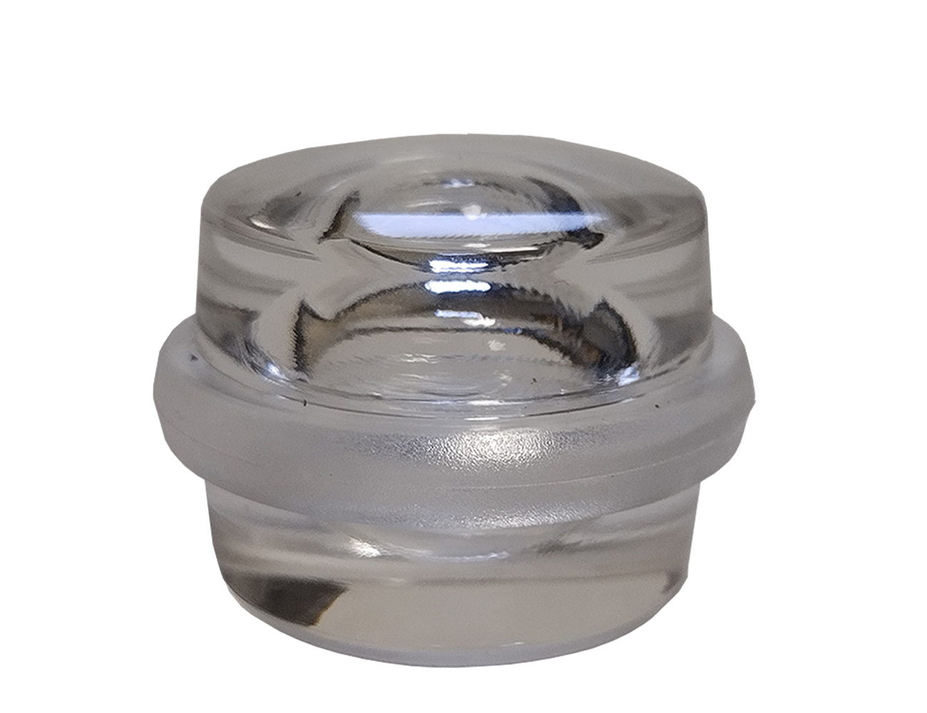 Butées de porte adhésives - rondes - transparentes