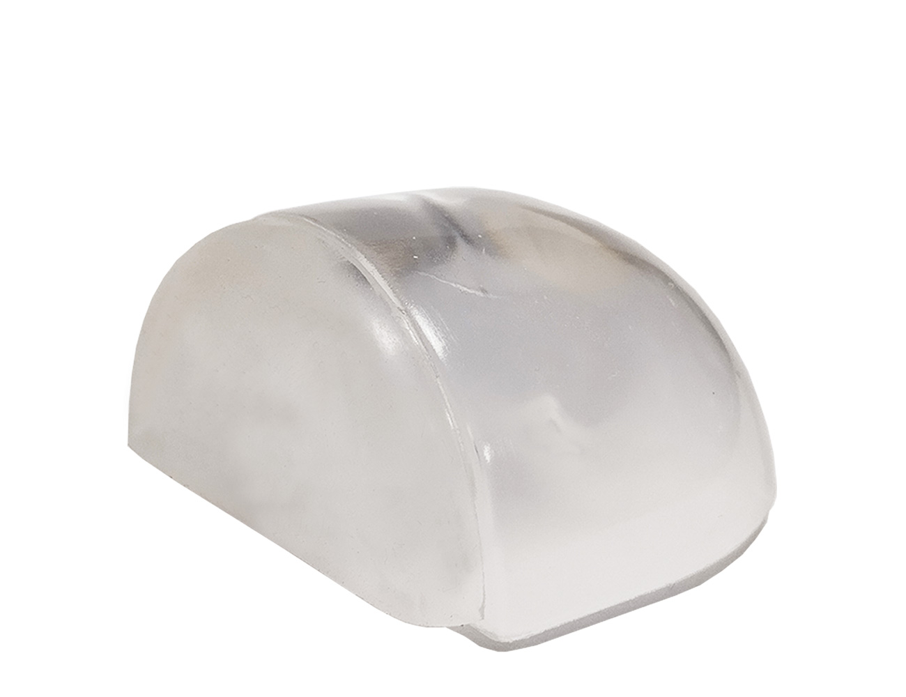 Butées de porte adhésives - arrondies - transparentes