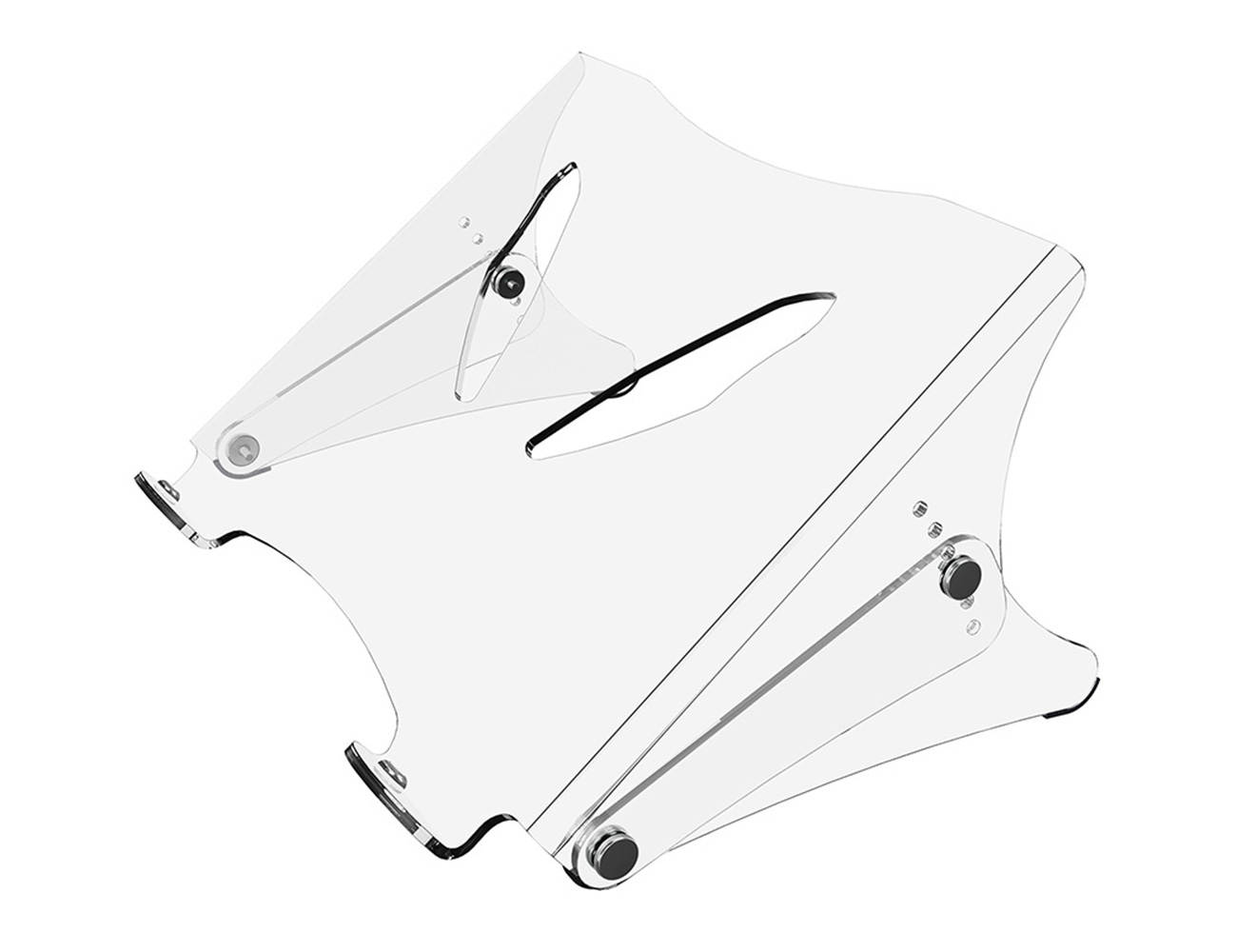 Support ordinateur portable réglable - transparent