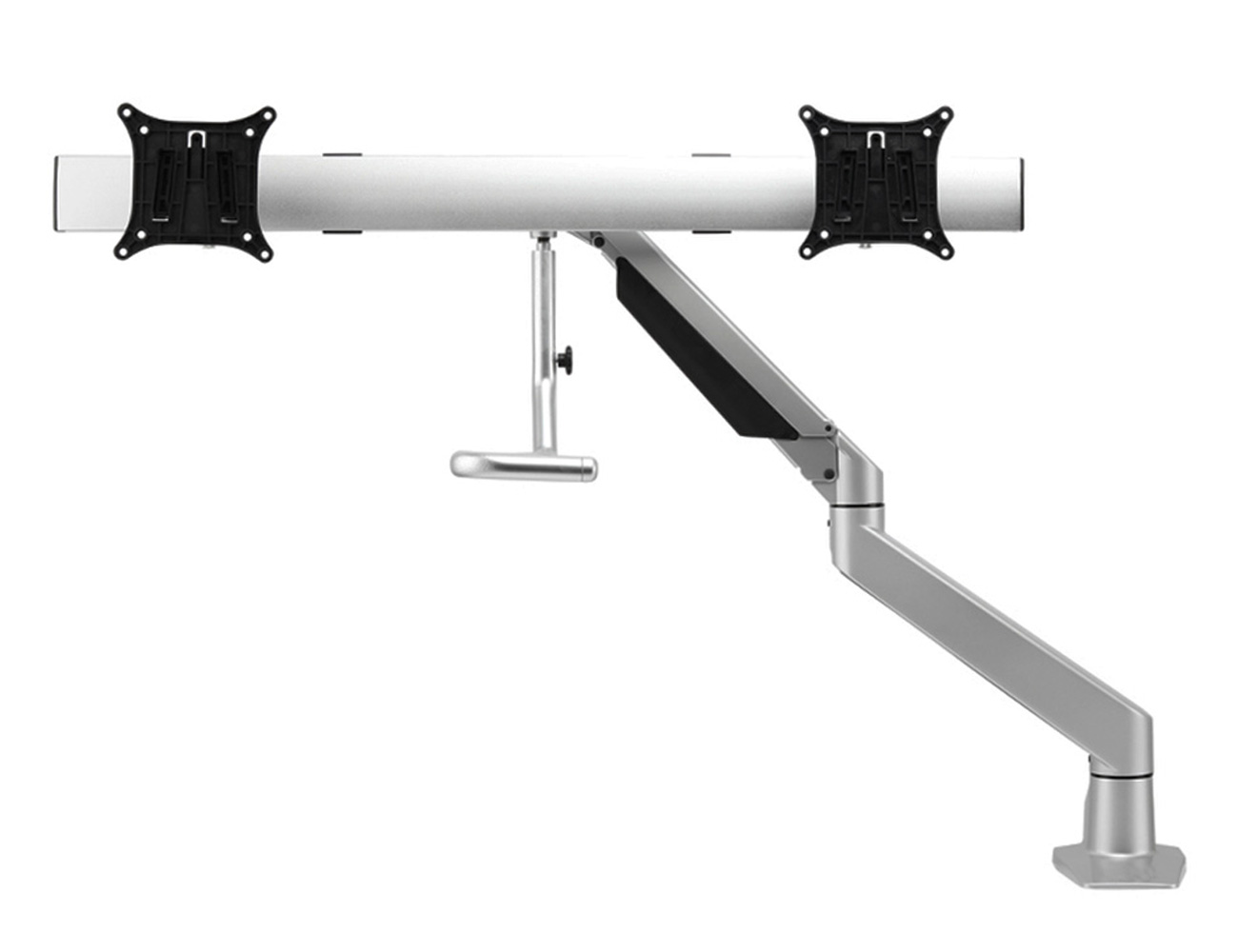 Bras support écran Damian - SET - bras à ressort gaz 2-10kg + barre transversale - 2 écrans
