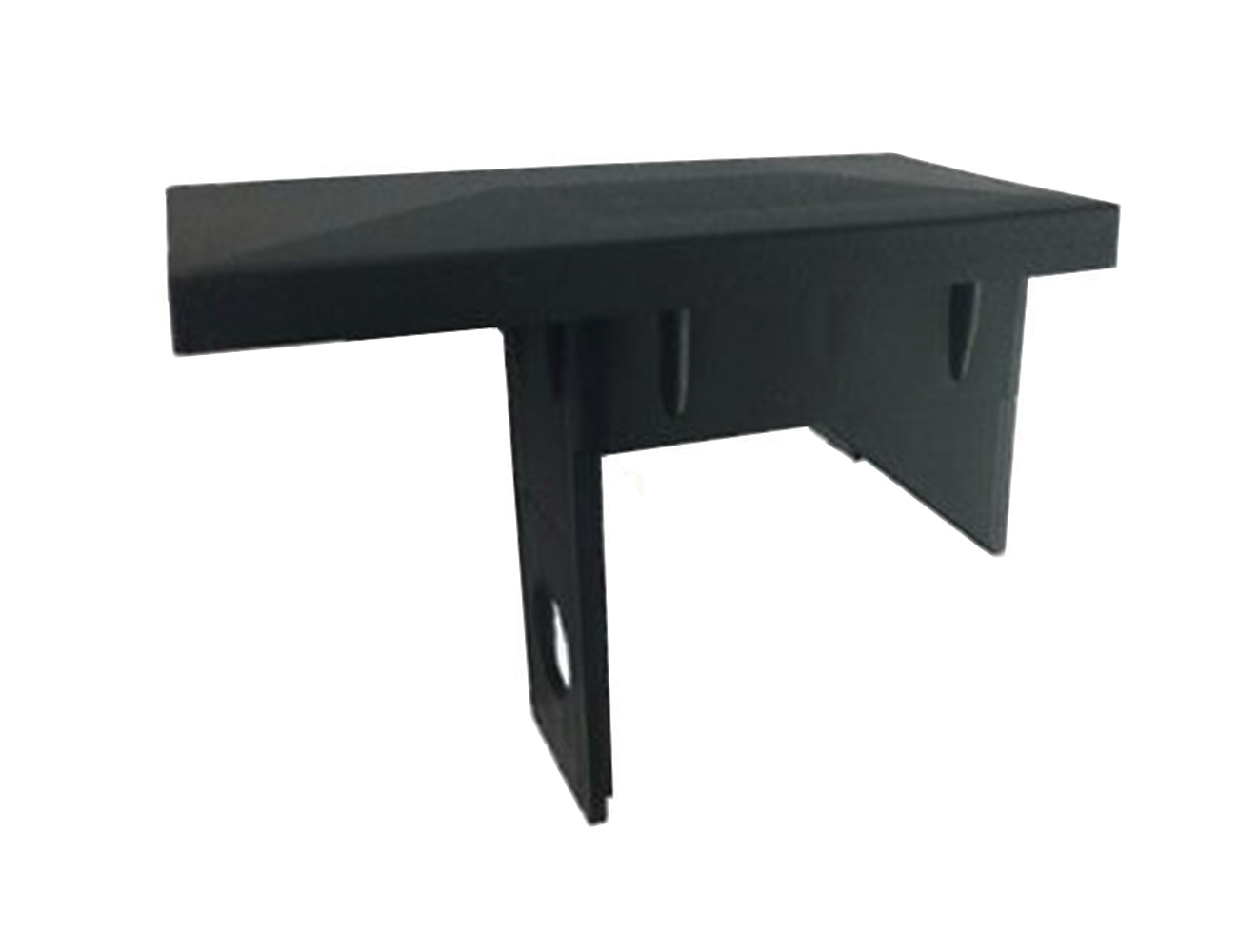 Capuchon de poteau pour panneaux rigides avec rebord