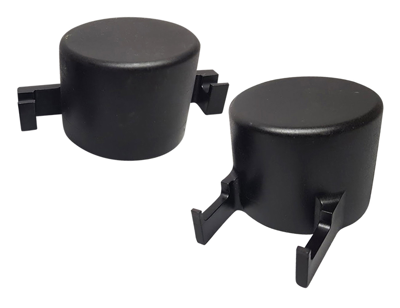 Capuchon de poteau rond avec crochets pour grillage rigide