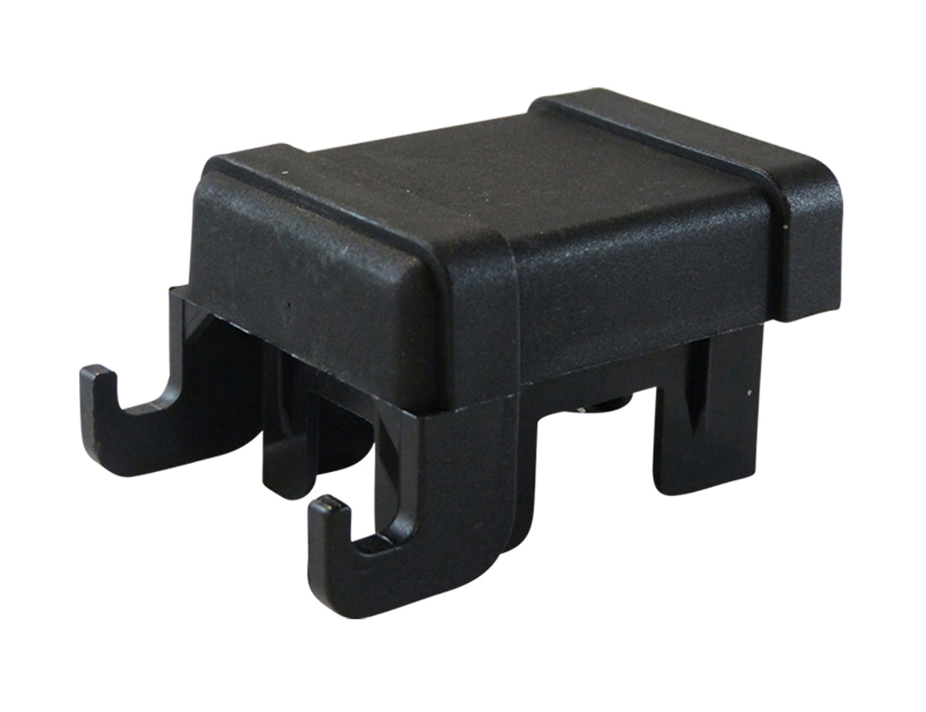 Capuchon de poteau avec crochets pour grillage rigide - carré/rectangulaire