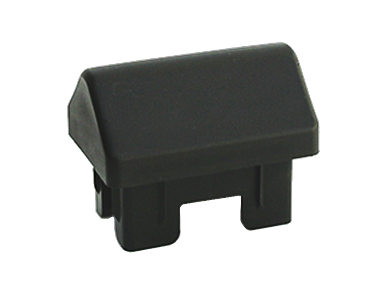 Embouts de poteaux rectangulaires avec couvercle - plastique