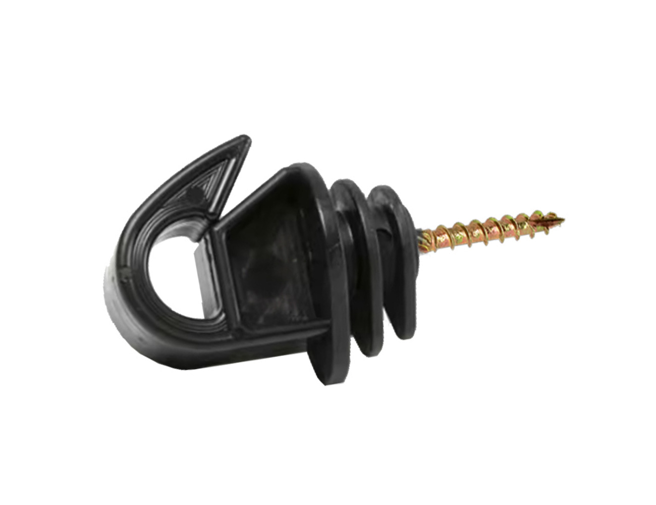 Isolateur à vis avec crochet