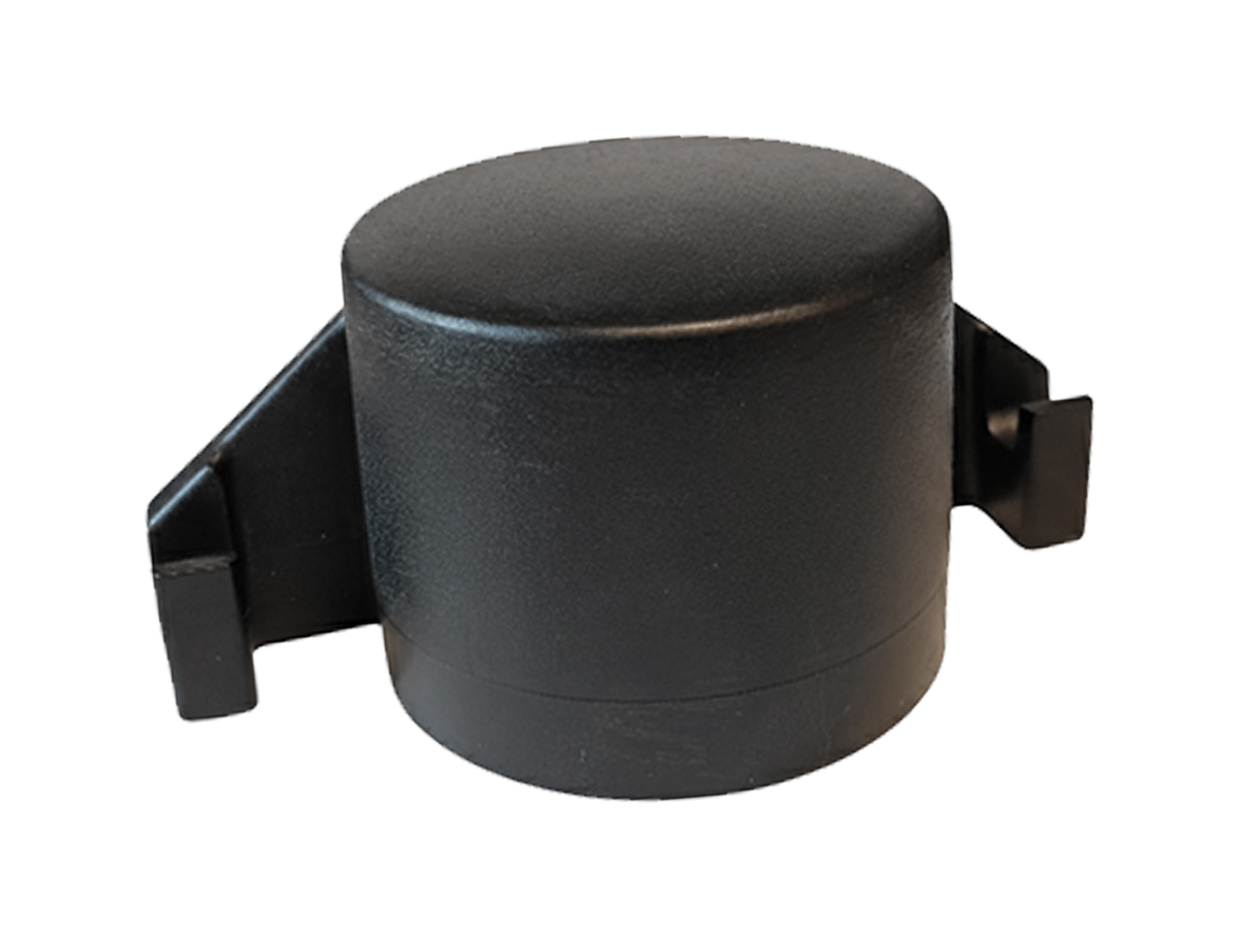 Capuchon de poteau rond PA Ø60mm -  avec crochets pour grillage rigide - renforcé - Vert mousse
