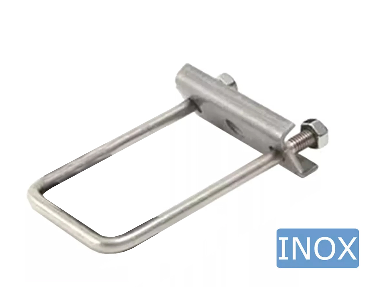 Étrier de fixation modèle 4 Inox 60x40mm - M6 - Inox