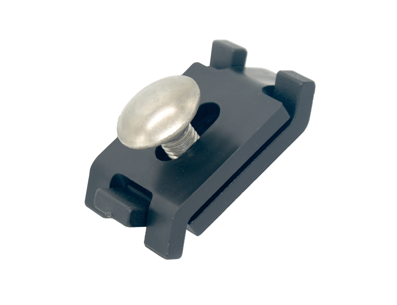 Connecteur d'angle pour panneaux rigides PA 45x35mm - Noir foncé