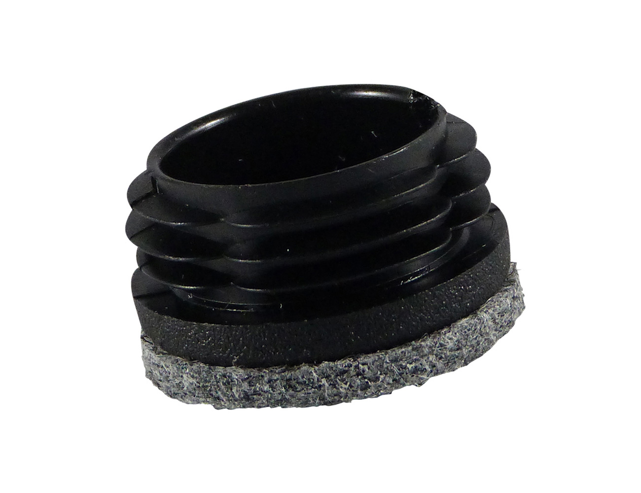 Embouts à ailettes ronds avec patin en feutre