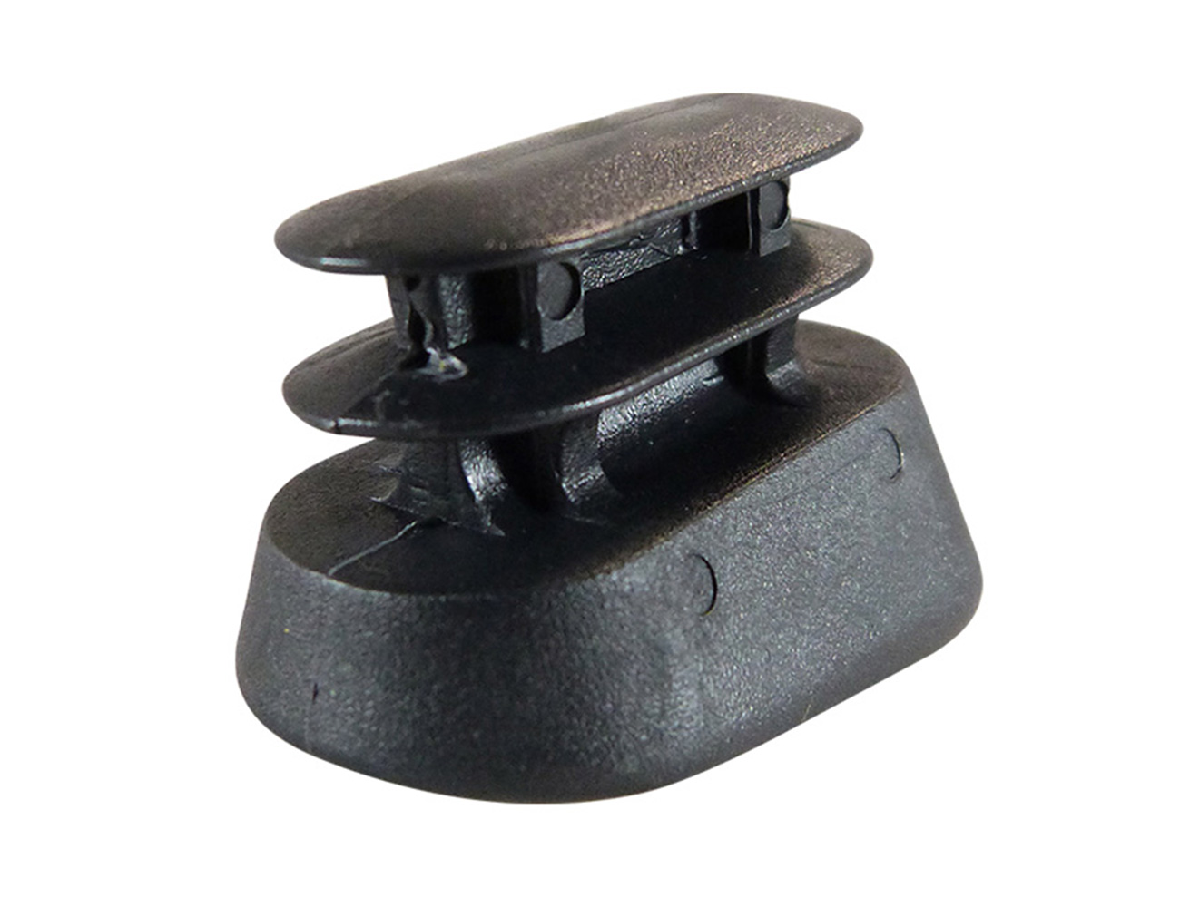 Embouts à ailettes inclinés pour tubes ovales plats