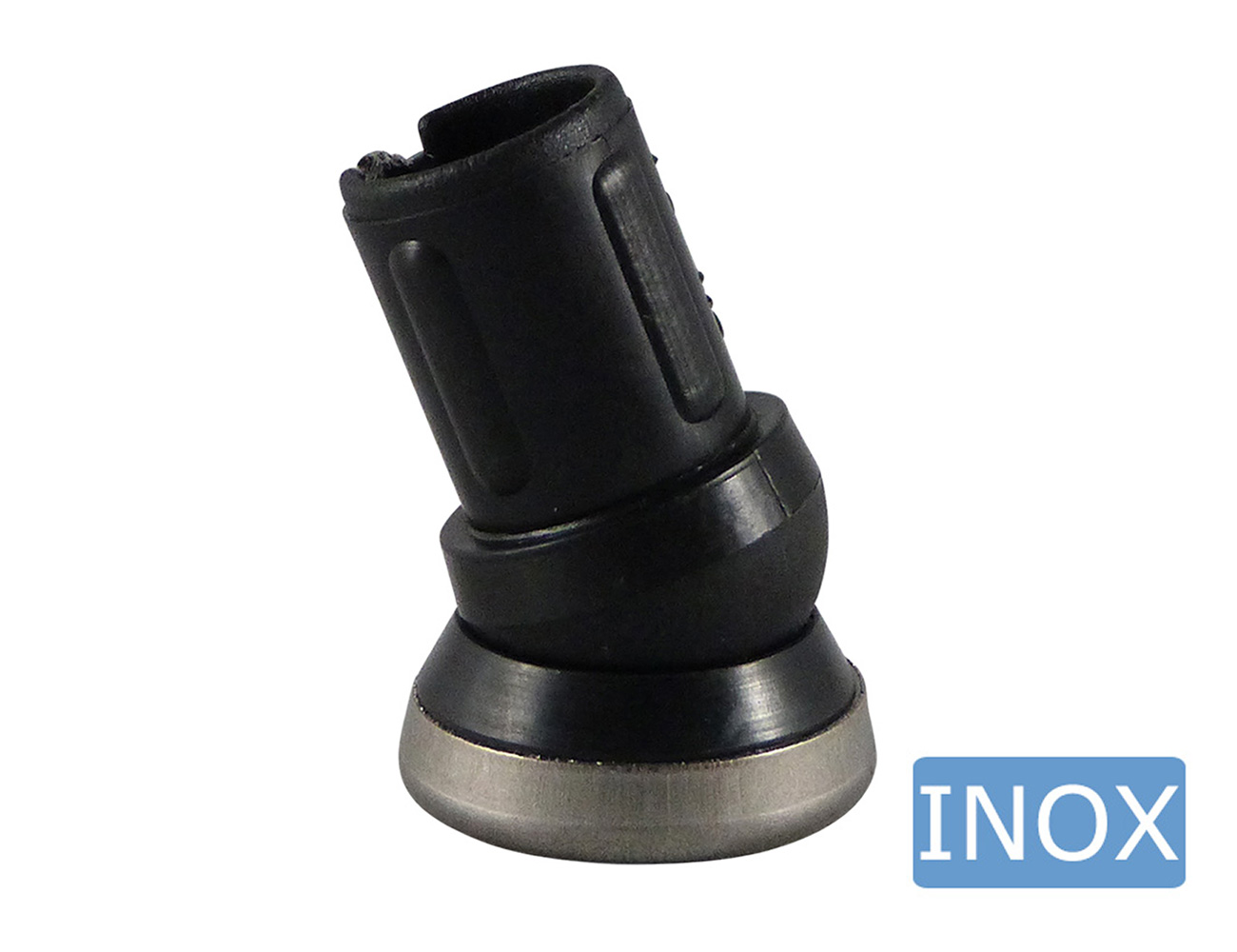 Embouts à ailettes ronds articulés avec patin en acier inoxydable Co