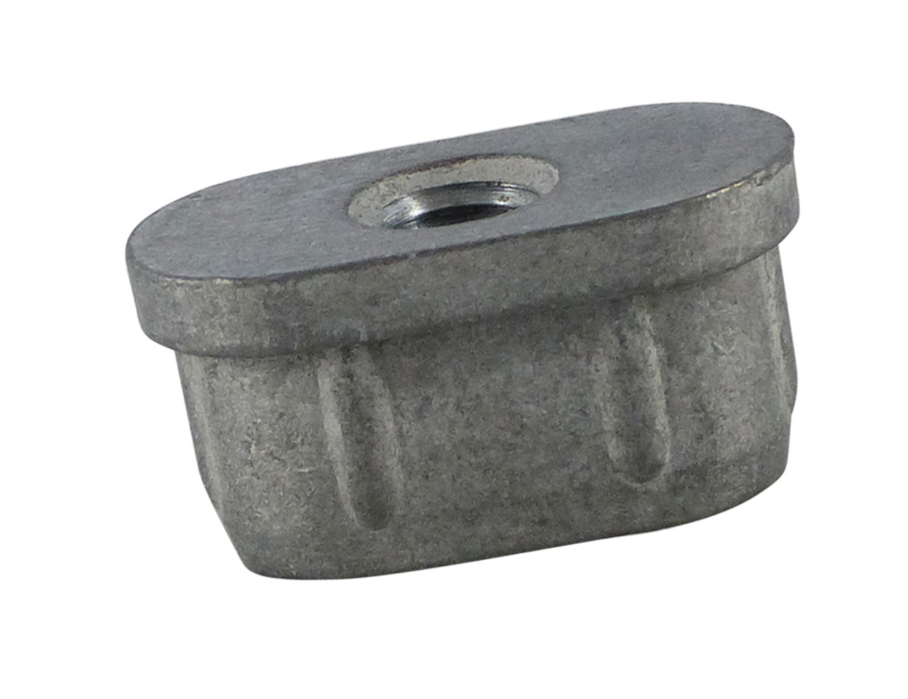 Embouts avec filetages plats ovales en zinc