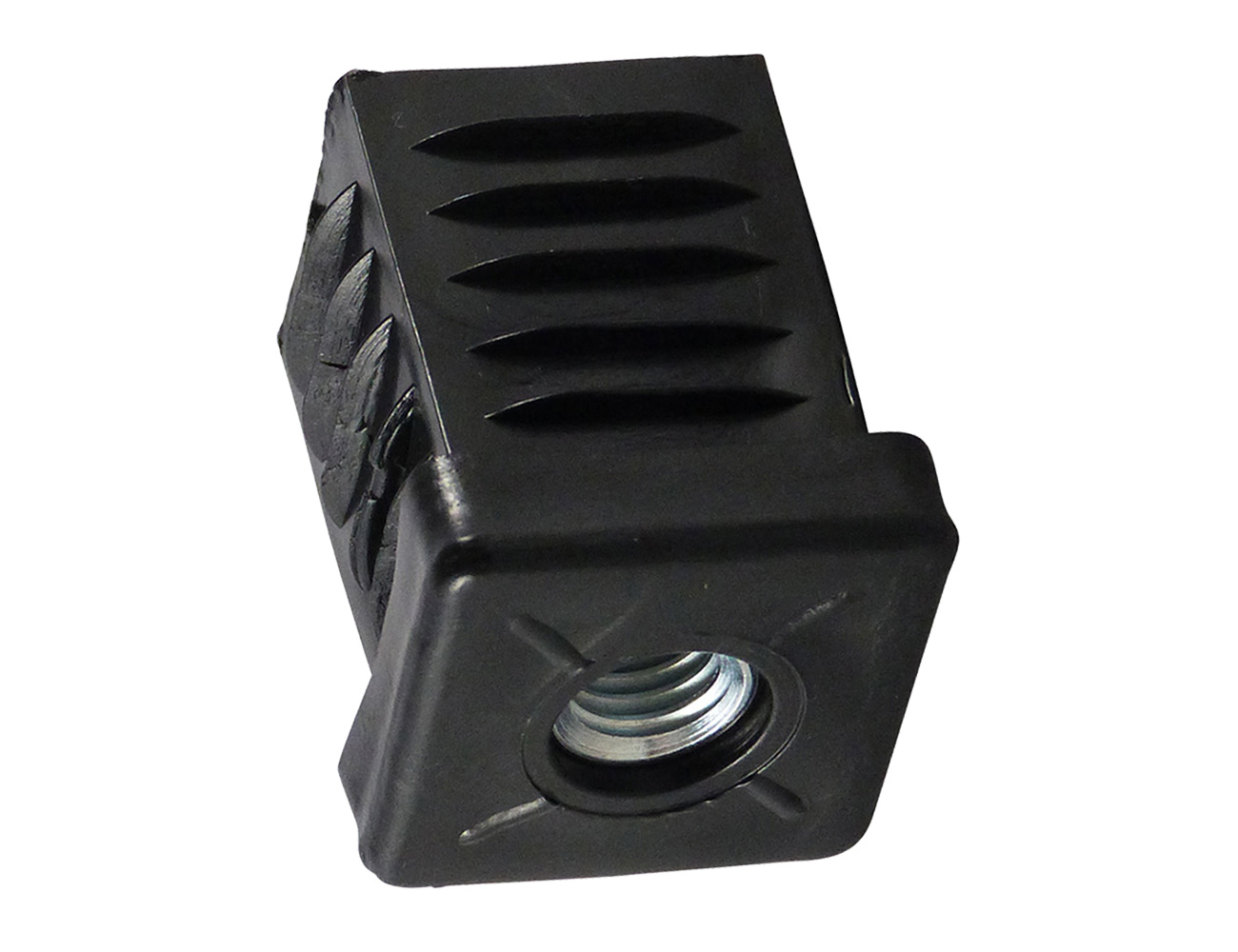 Embouts de tubes avec douille filetée pour fixation de roues - carré