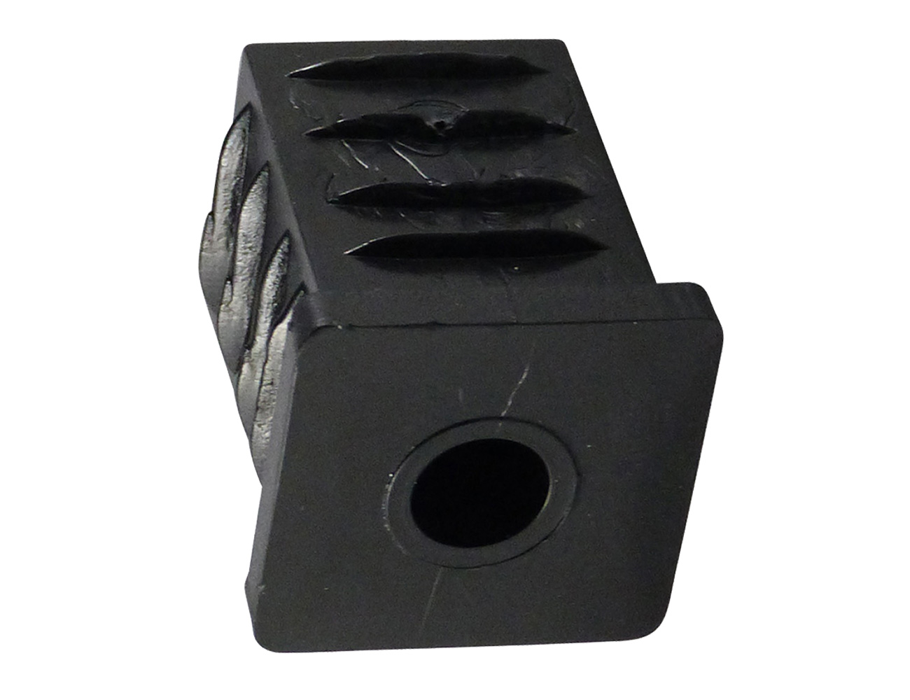 Embouts carrés en PE pour fixation de roues à tige