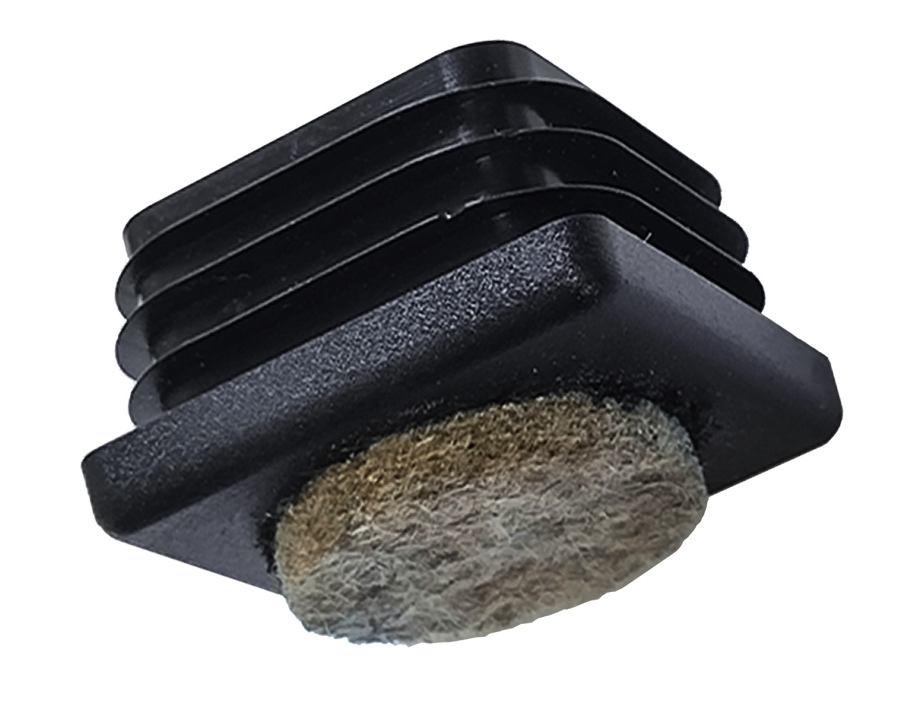 Embouts carrés à insérer avec surface de glissement en feutre