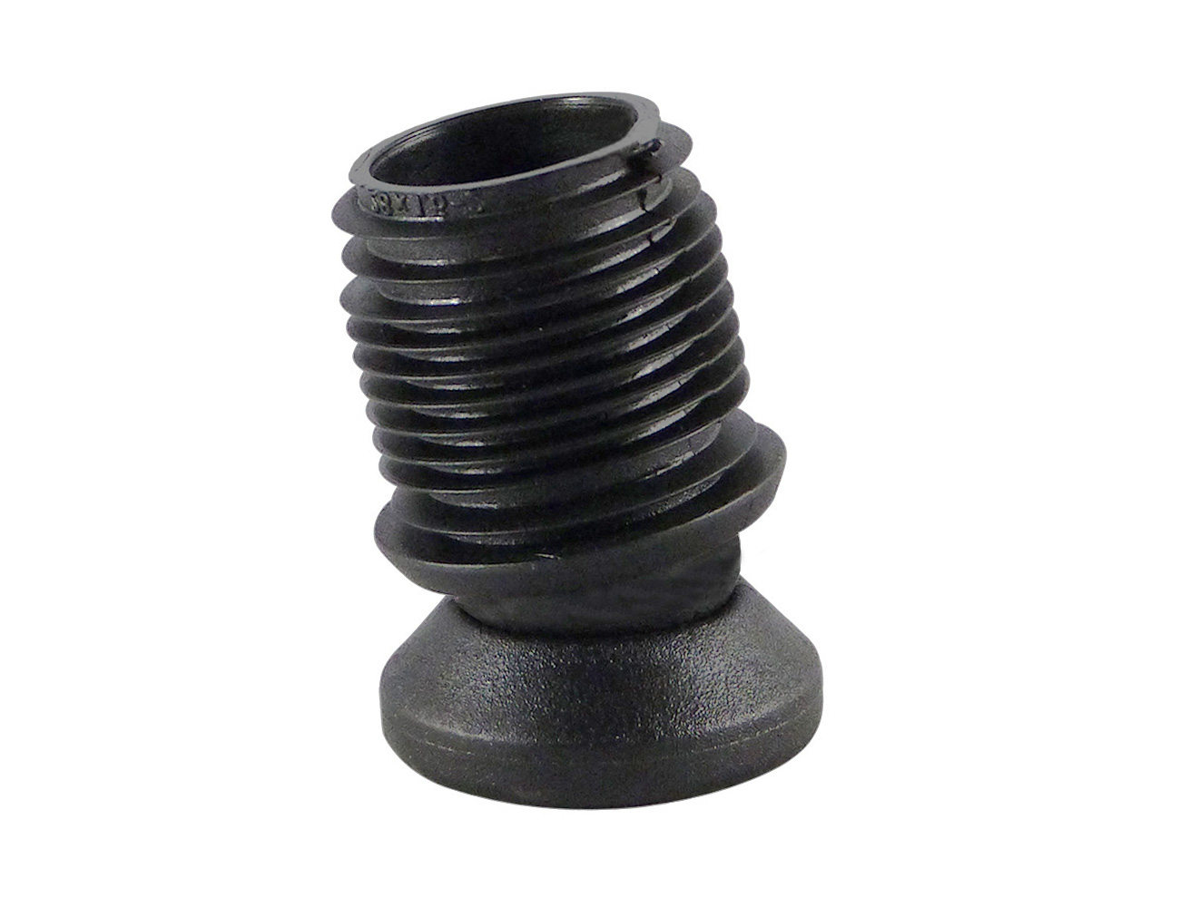 Embouts articulés ronds en PE avec patin en PA