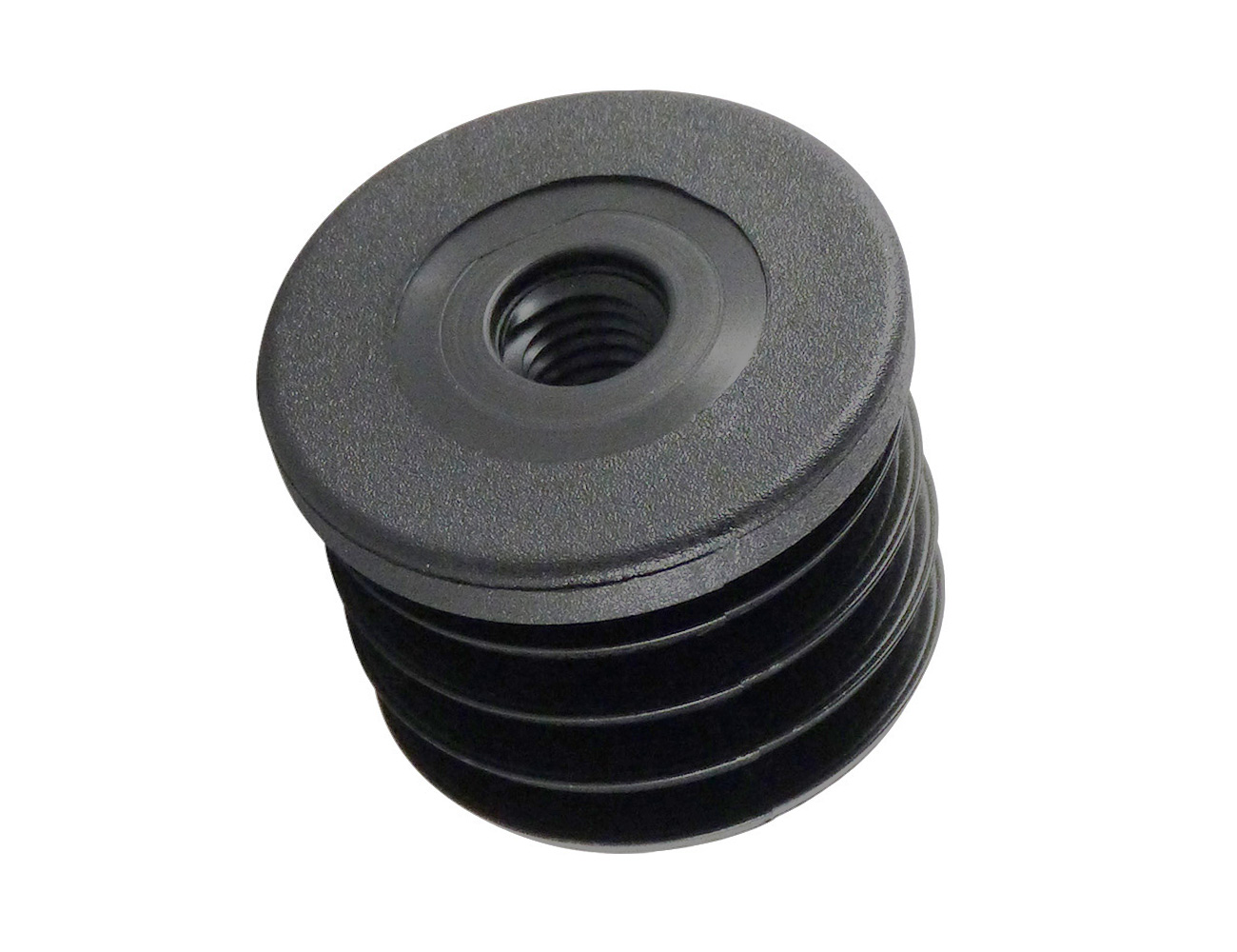 Embouts avec filetage plastique - rond