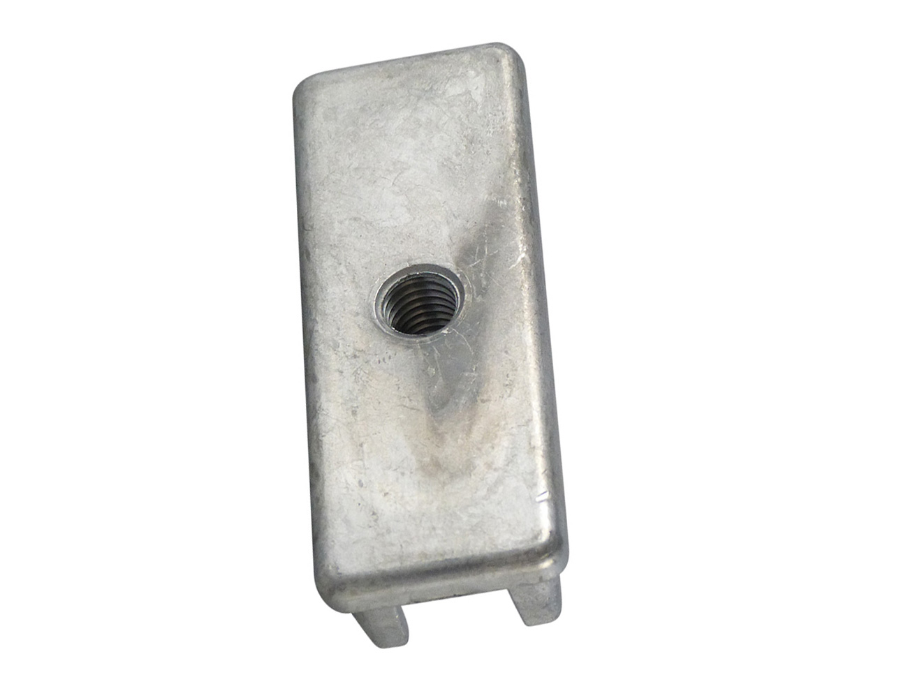 Embouts avec filetages en zinc moulé - rectangulaire
