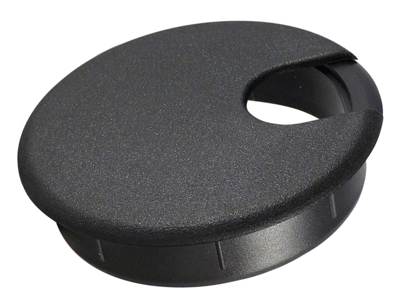 Passe-câble en ABS rond en deux parties