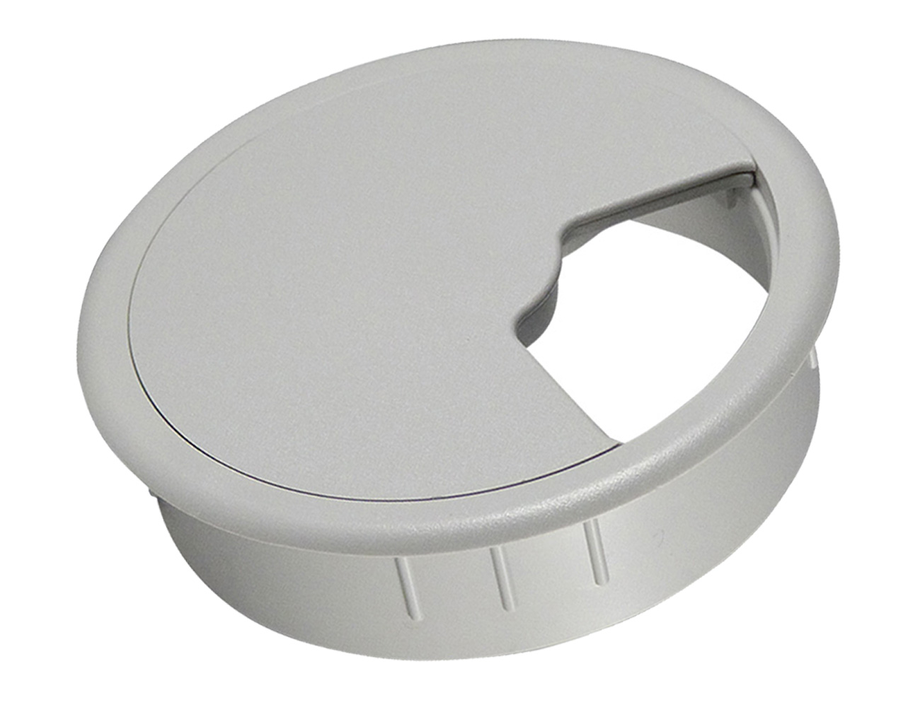 Passe-câble rond en ABS en trois parties