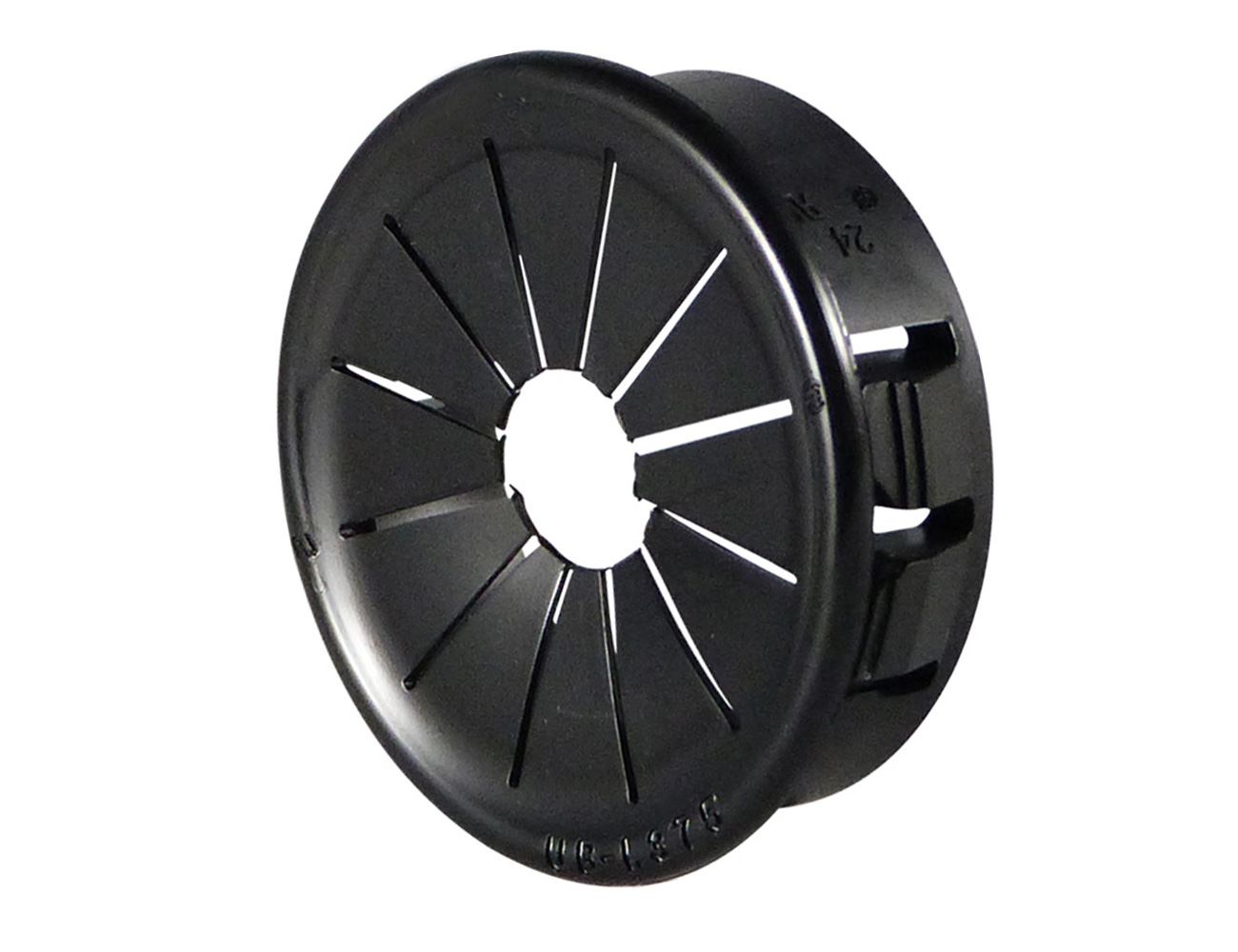 Passe-câble rond encliquetable avec membrane croisée