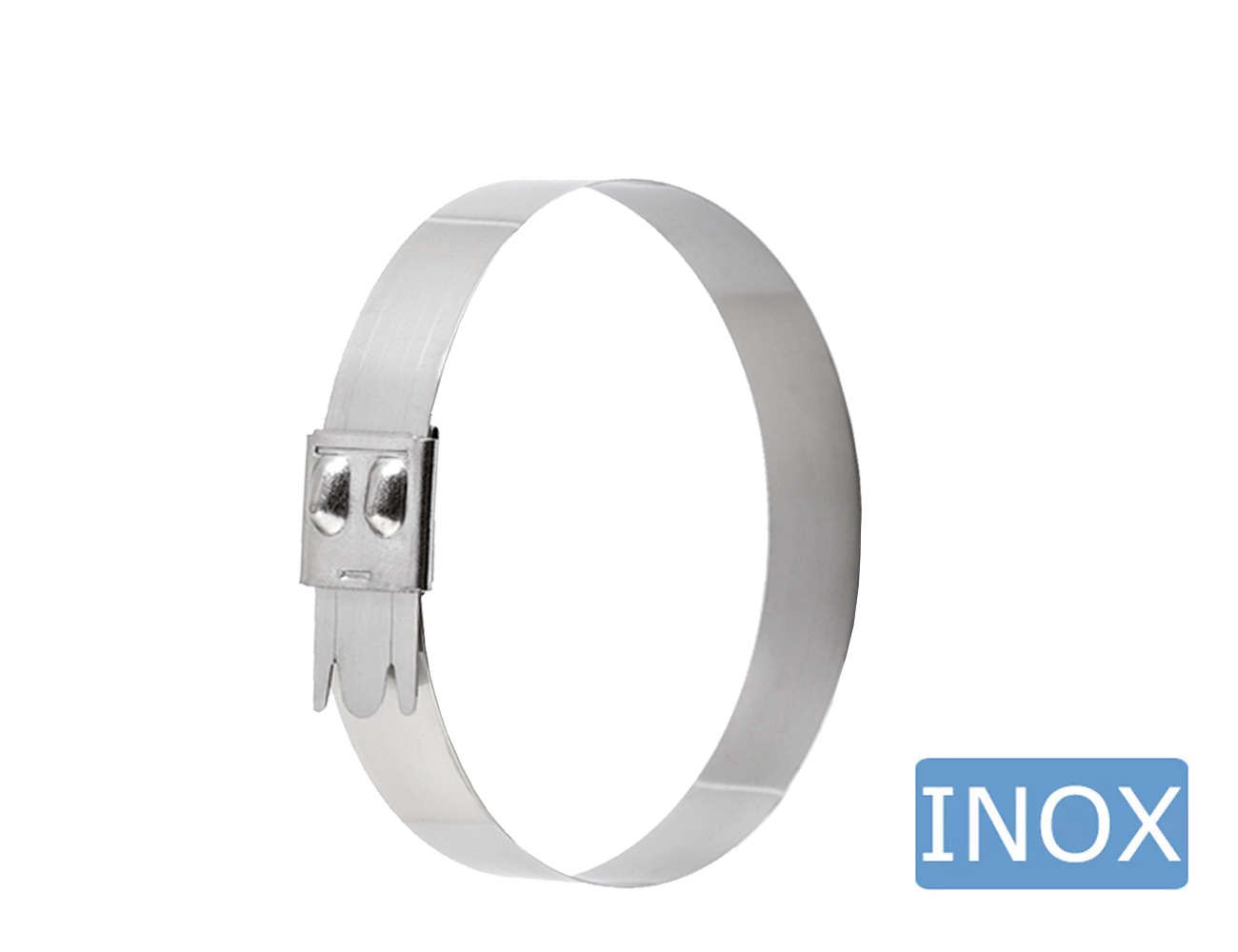 Collier de serrage Inox A4 - 125x4.6mm - par 100 pièces - Inox